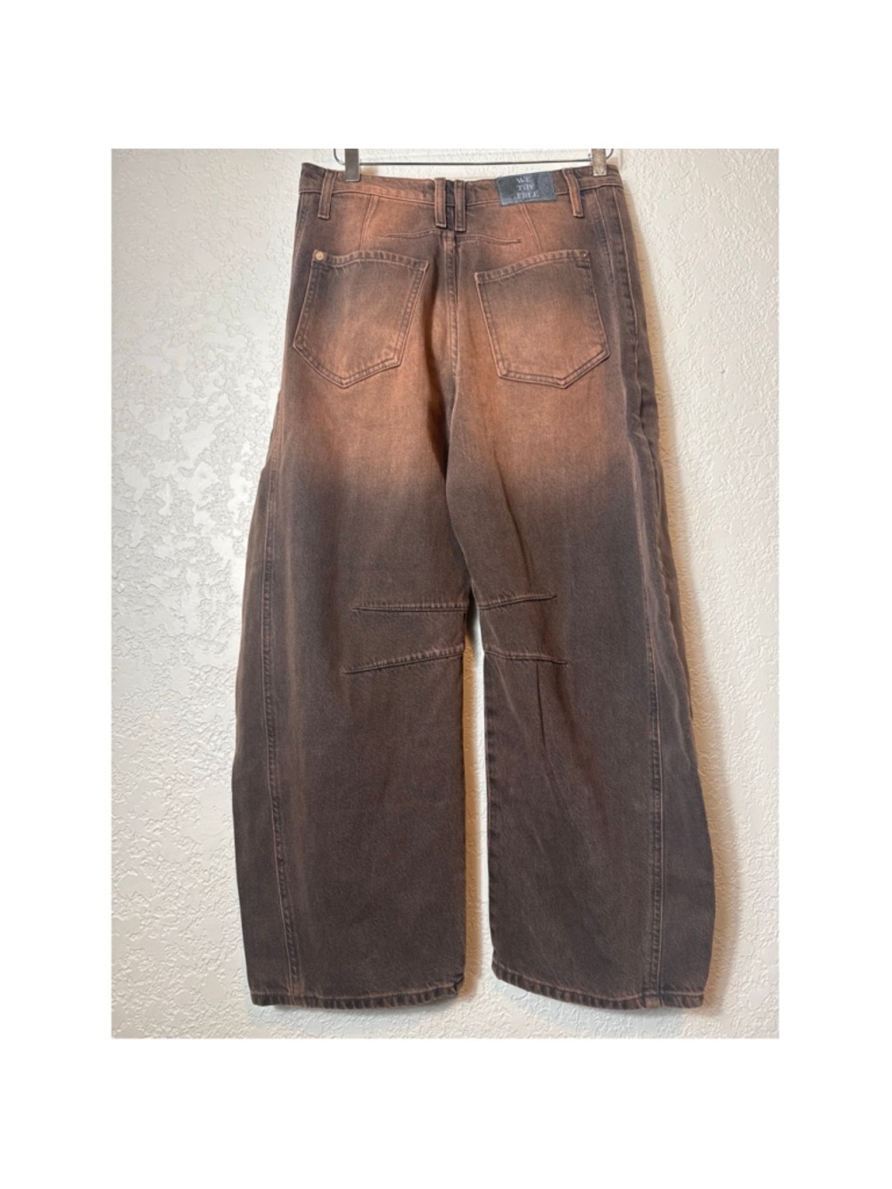 NWOT Free People We The Free Lucky You Mid Rise Barrel Jeans 26 - Picture 5 of 6